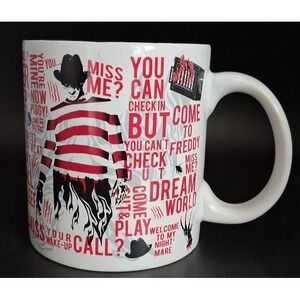 Coffee Mug Freddy Krueger Nightmare On Elm Street Never Sleep Again 20 Oz